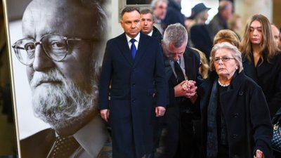 Państwowe pożegnanie Krzysztofa Pendereckiego, a wśród nich Jolanta Kwaśniewska (ZDJĘCIA)