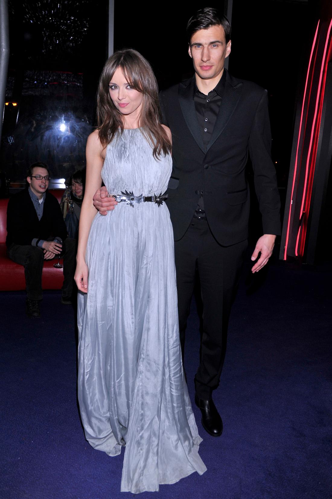 Anna Przybylska i Jarosław Bieniuk w kinie