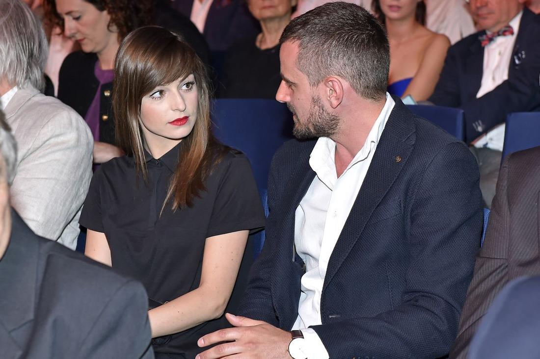 Agnieszka Więdłocha i Antoni Pawlicki na evencie