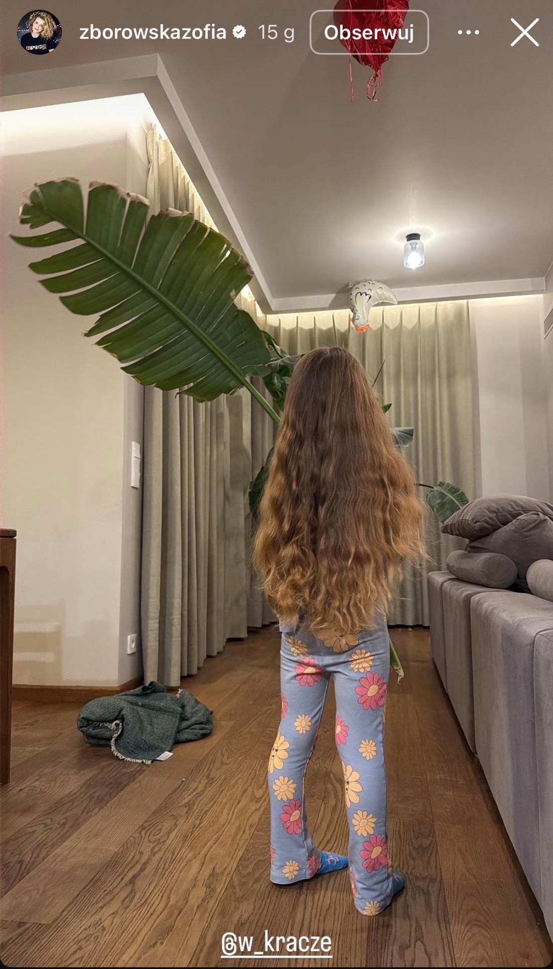 Córka Zofii Zborowskiej i Andrzeja Wrony - Nadzieja, fot. Instagram