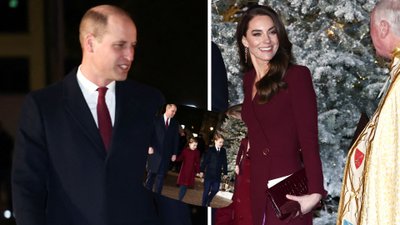 Kate i William z dziećmi na świątecznym koncercie. Charlotte wygląda jak mama