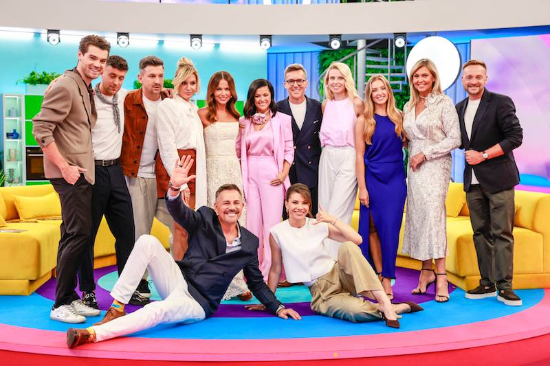 Spotkanie prasowe z prowadzącymi “Halo tu Polsat”. Tak prezentuje się studio śniadaniówki