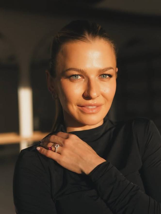 Stylizacja Ani Lewandowskiej na evencie