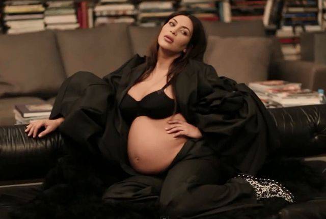 Kim Kardashian przed, w i po ciąży