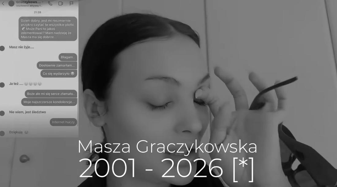 Masza Graczykowska nie żyje, fot. YouTube.com
