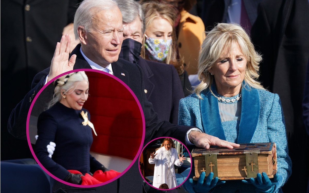 Inauguracja Joe Bidena: Lady Gaga jak księżniczka i zmarszczki J.Lo (ZDJĘCIA)