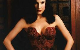 Dita von Teese topless
