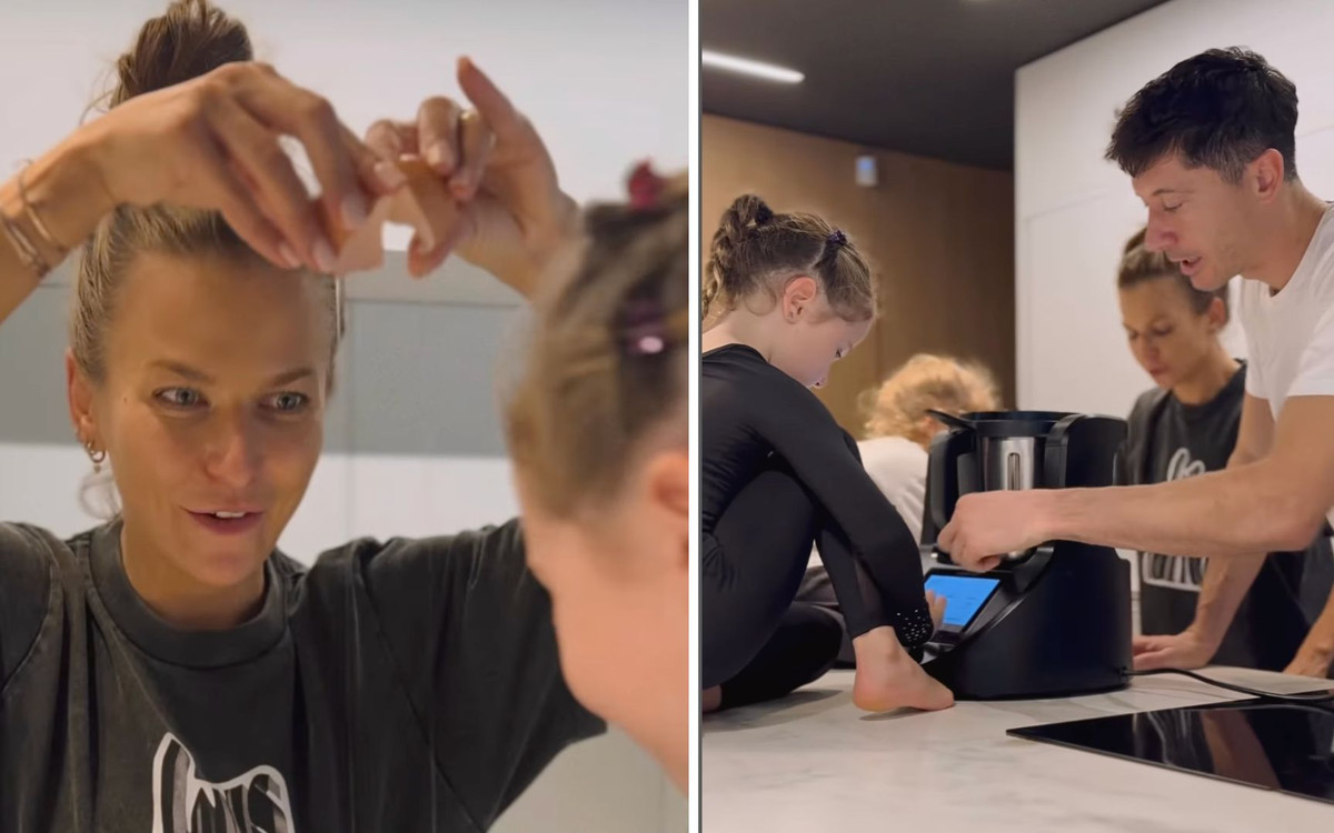 Anna Lewandowska piecze pierniczki z całą rodziną. Nawet Lewy znalazł się w kuchni