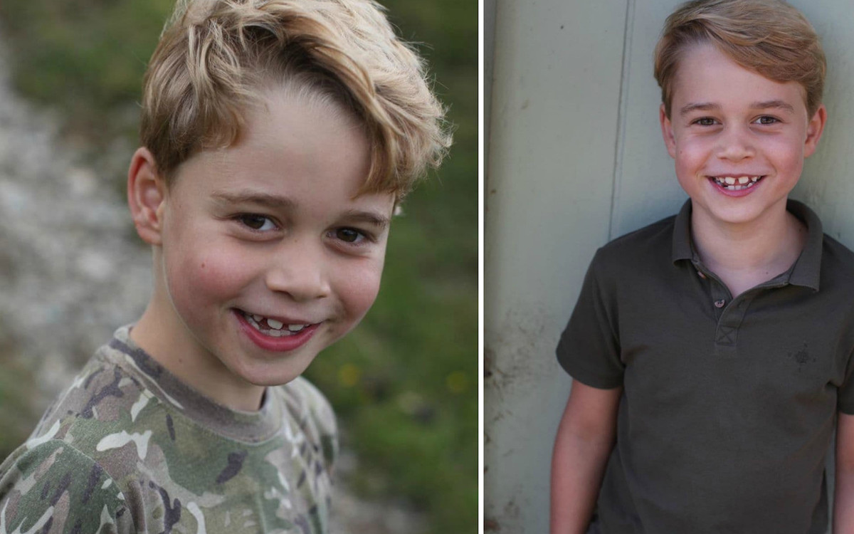 Książę George do urodzinowego portretu pozował w zniszczonej koszulce? Internauci dostrzegli ten szczegół