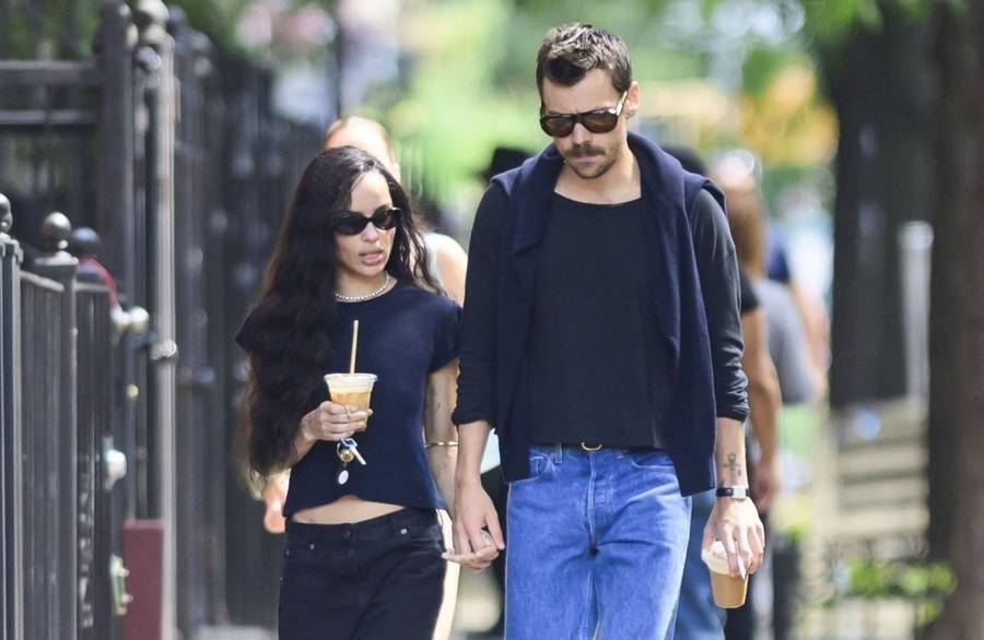 Harry Styles i Zoë Kravitz są parą! Po tych fotkach chyba nie ma już wątpliwości (PAPARAZZI)