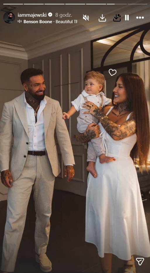 Majewski i Deynn wyprawili urodziny synkowi, fot. Instagram