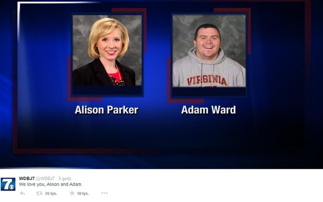 Dziennikarka i operator zastrzeleni na wizji