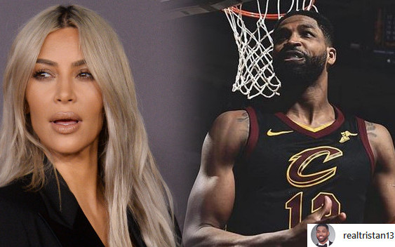 Właśnie to zrobiła Kim Kardashian, gdy Tristan wrócił na Instagram