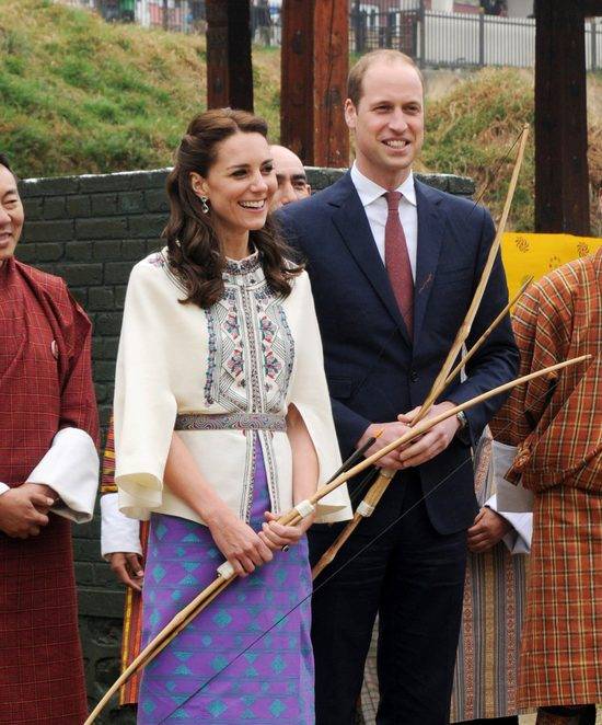 Księżna Kate i książę William w Bhutanie