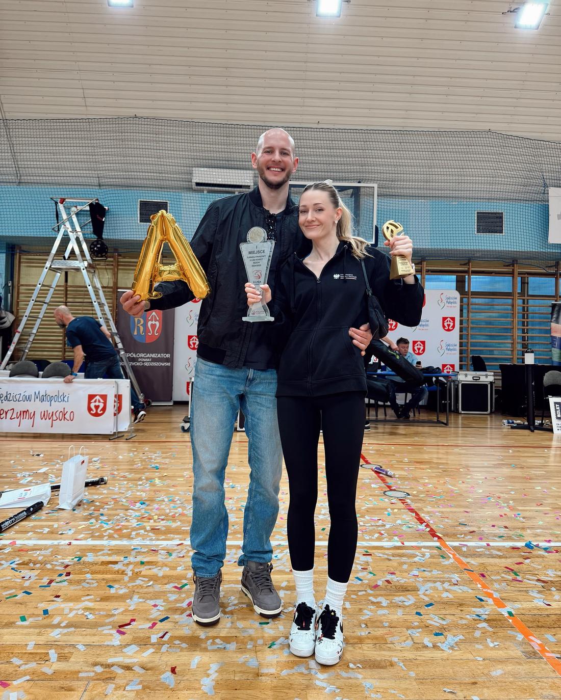 Bartosz Kurek i jego żona, fot. Instagram