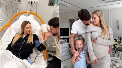 Andziaks urodziła. Pierwszy pochwalił się dumny tata. Maluszek na świecie