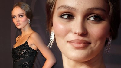 Tata PĘKA z dumy! Córka Jonhnny’ego Deppa, Lily Rose, w koronkowej małej czarnej (ZDJĘCIA)