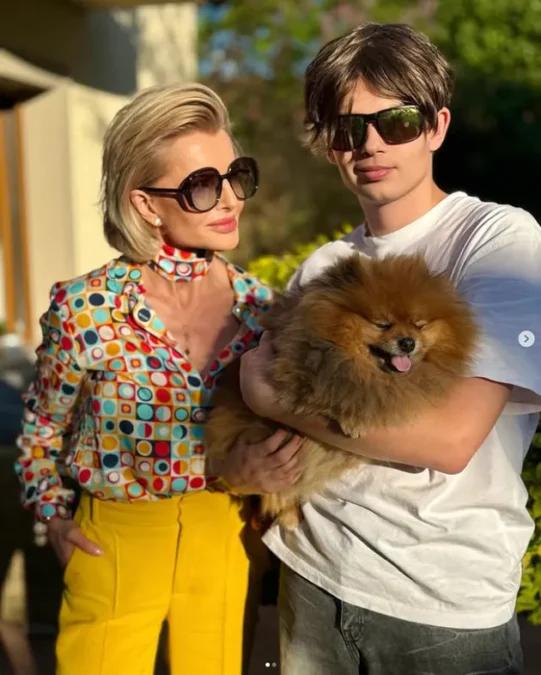 Joanna Racewicz z synem, fot. Instagram