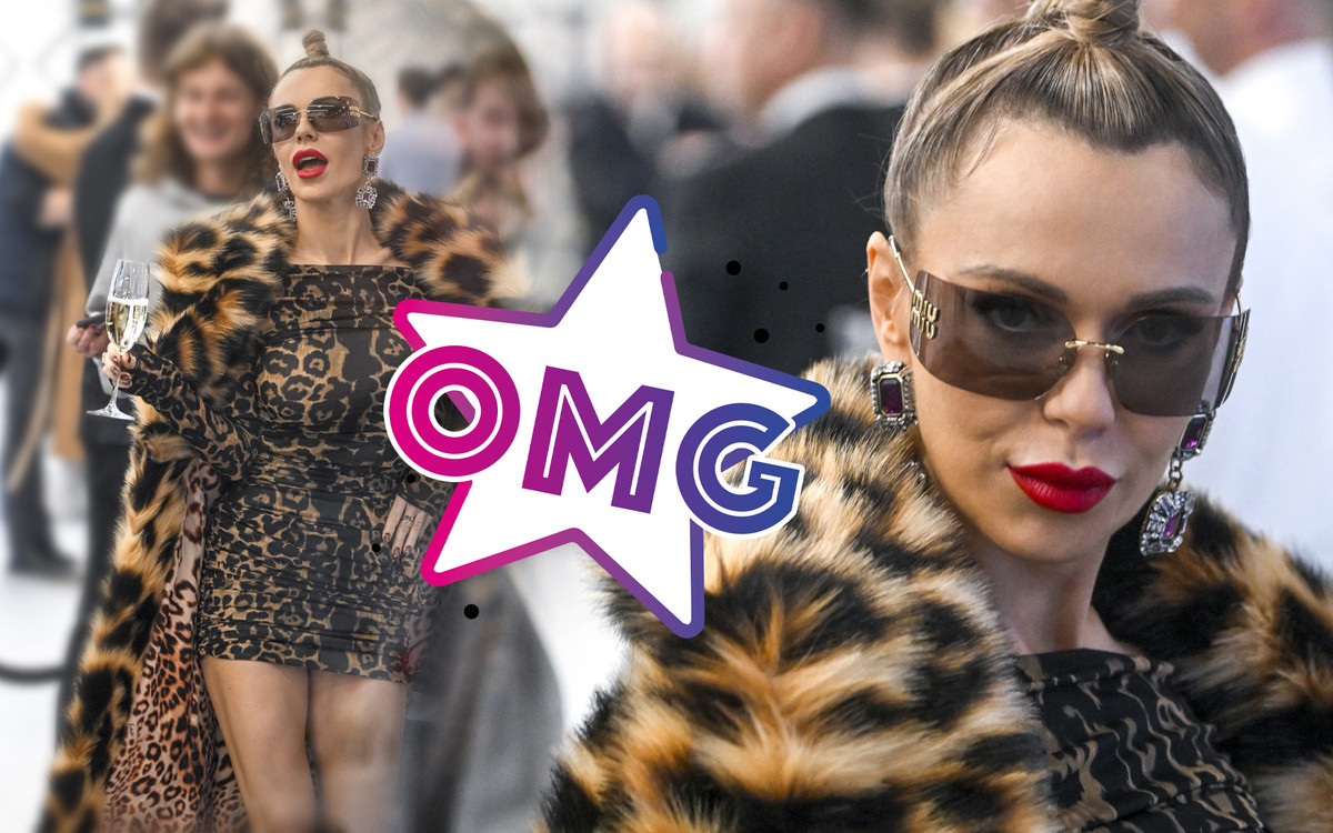 Doda znów POZAMIATAŁA! Cała w panterkę z kieliszkiem szampana przybyła na ramówkę Polsatu (FOTO)