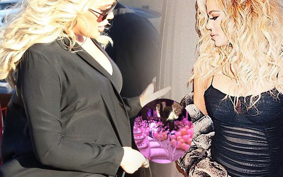 Khloe Kardashian urządziła BABY SHOWER! Było naprawdę NA BOGATO (ZDJĘCIA)
