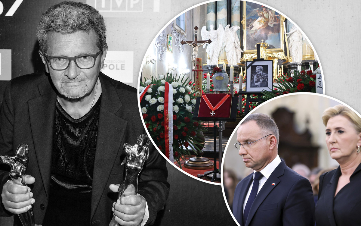 Pogrzeb Jacka Zielińskiego z zespołu Skaldowie. Piękny gest Andrzeja Dudy z małżonką (ZDJĘCIA)
