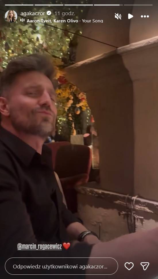 Kaczorowska zorganizowała Rogacewiczowi urodziny