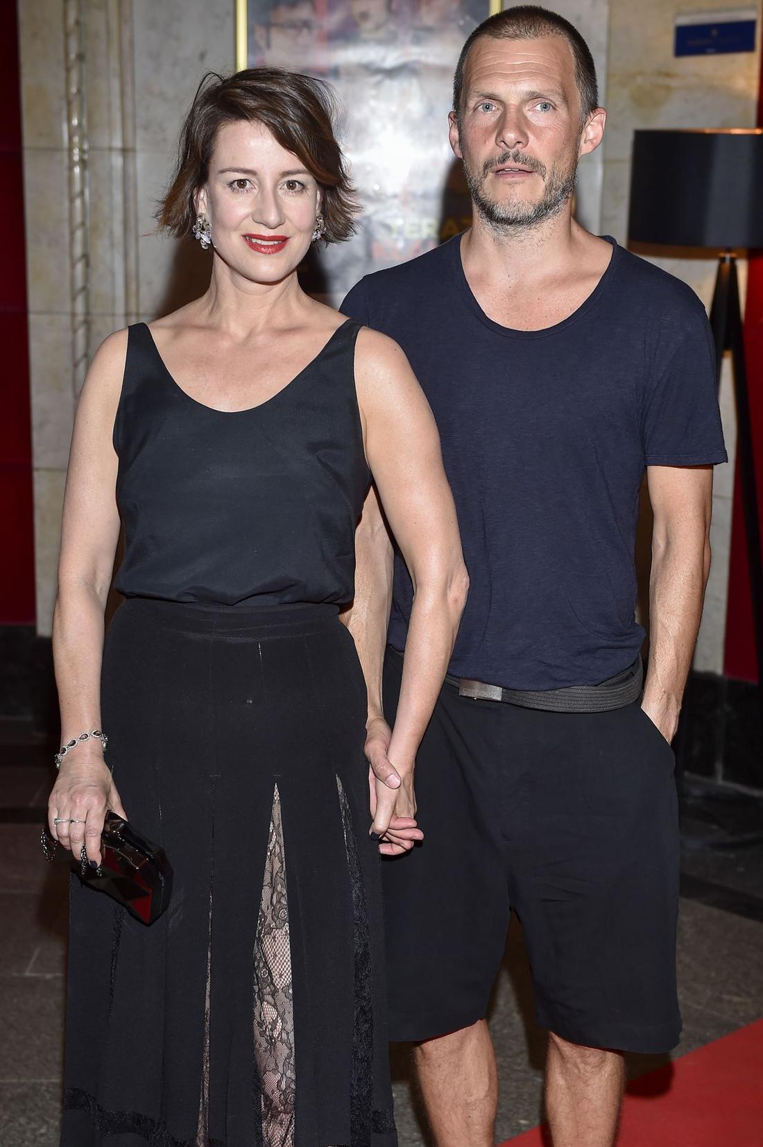 Maja Ostaszewska, Michał Englert na ściance