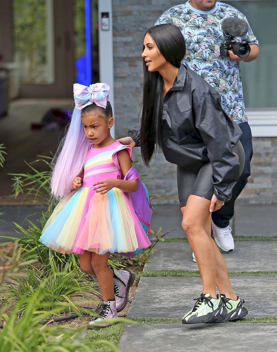 Kim Kardashian z córką