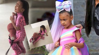 Ten MOMENT, gdy mama Kim zabrania Nori nosić WYPASIONE kozaczki (5 numerów za duże)