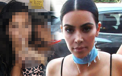 Kim Kardashian jednym gestem uciszyła fotografów (FOTO)