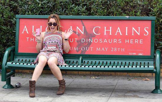 Słodkie minki Hilary Duff