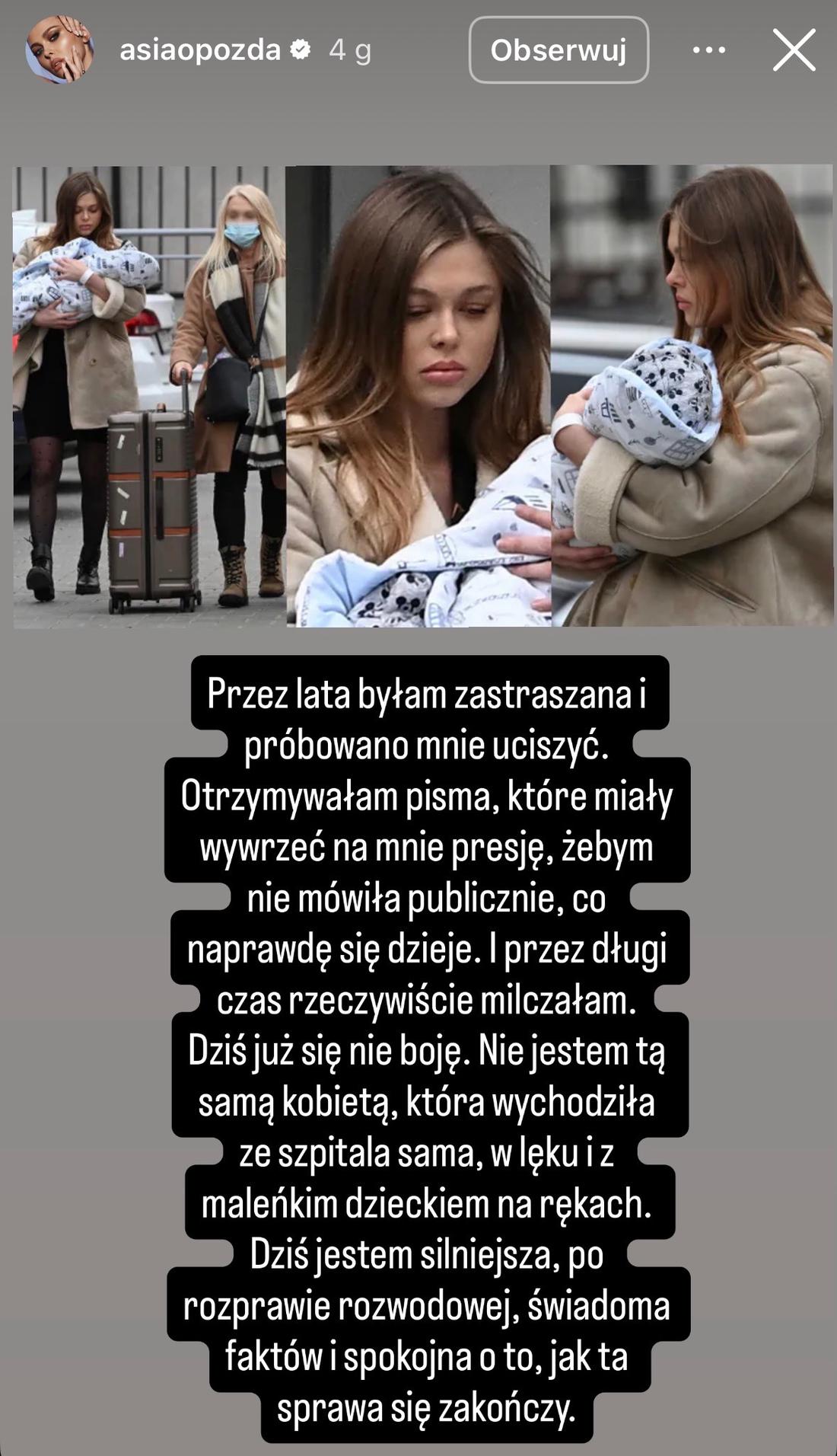 Opozda przerwała milczenie. Zmiażdżyła Królikowskiego, fot. Instagram