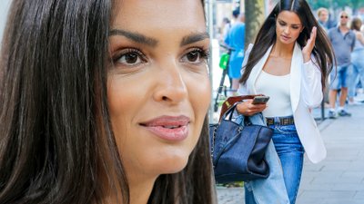 Elegancka Klaudia El Dursi idzie do studia Dzień Dobry TVN