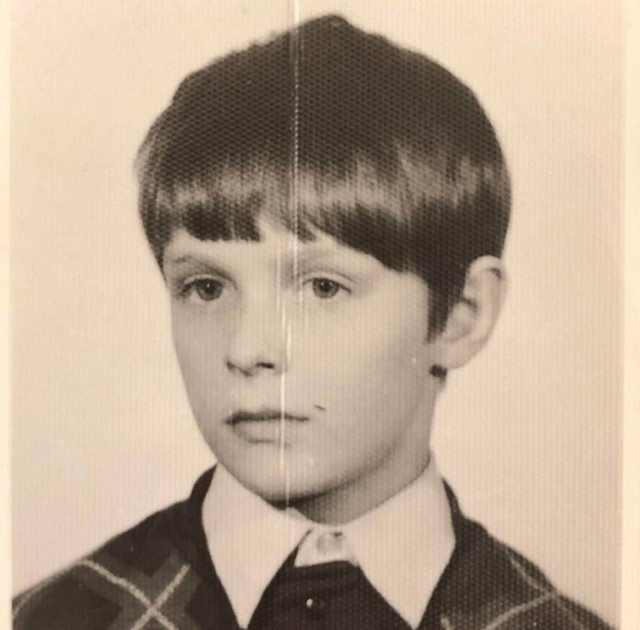 Jacek Poniedziałek z lat dziecięcych