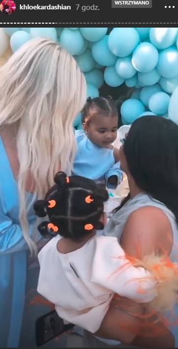 Bajkowe urodzinki córki Khloe Kardashian – True