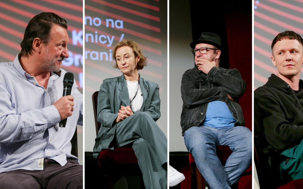 Zlot aktorów w Cieszynie. Robert Więckiewicz, Zamachowski z Gabrielą Muskałą…