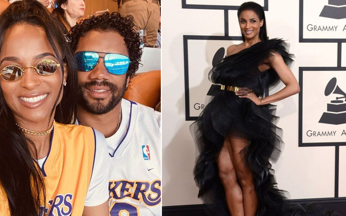 Ciara z mężem uczciła pamięć Kobe Bryanta. Spójrzcie tylko na jej brzuch ciążowy! (INSTAGRAM)