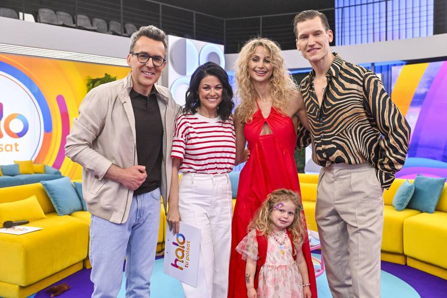 Rozczulający poranek w “Halo Tu Polsat”! Hanna Żudziewicz i Jacek Jeschke pojawili się z uroczą córeczką (FOTO)