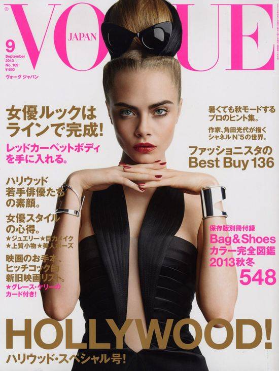 Cara Delevingne na okładkach Vogue’a