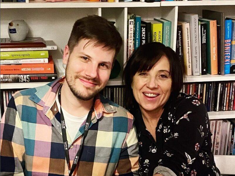 Hanna Śleszyńska z synem fot. Insatgram
