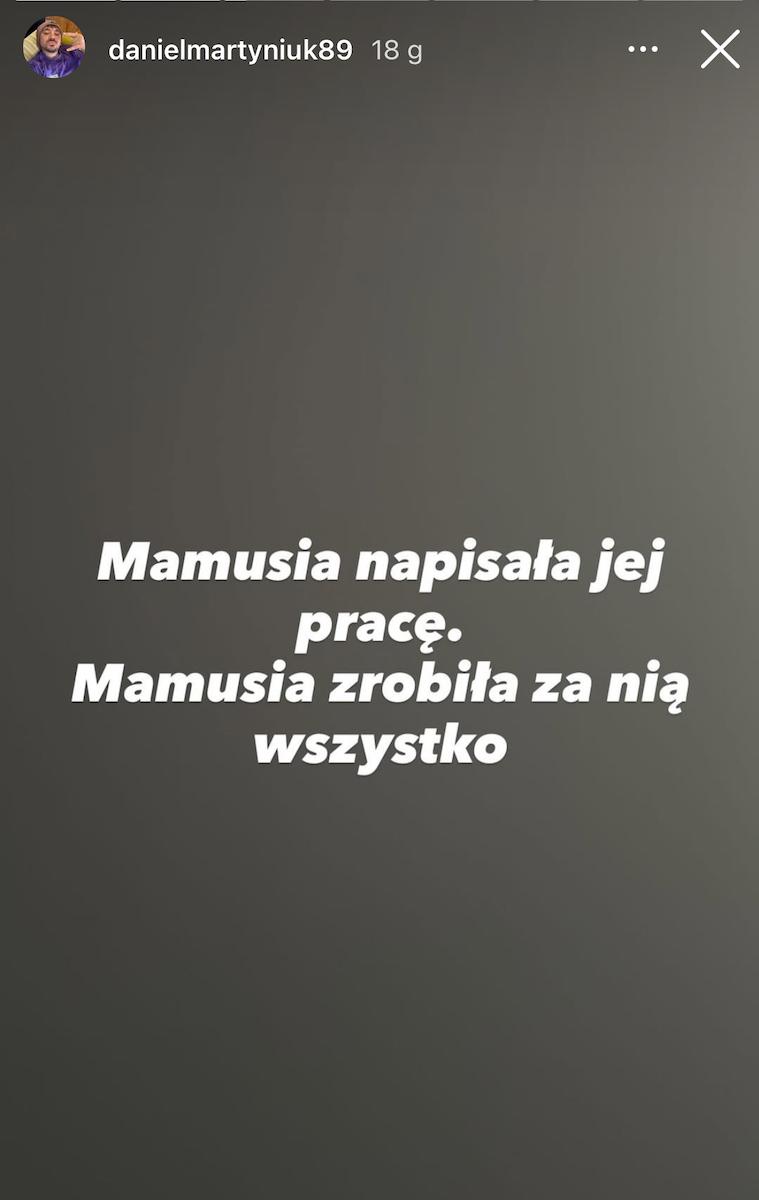 Daniel Martyniuk, fot. Instagram