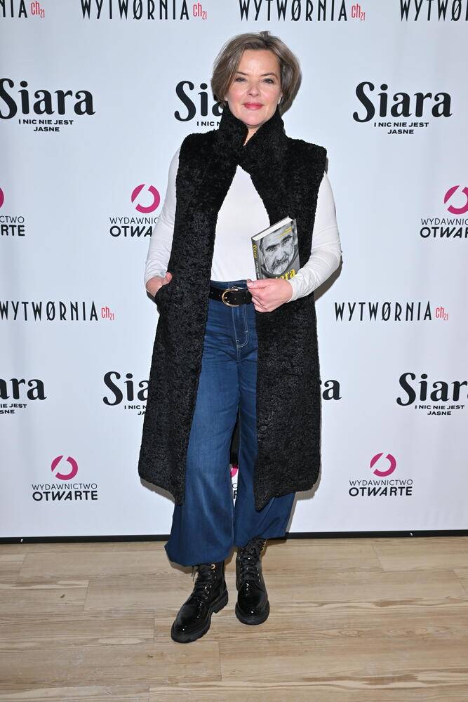 Monika Richardson na premierze biografii Rewińskiego, fot. KAPiF