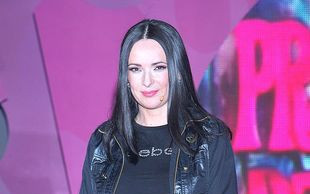 Kasia Kowalska na spacerze z synkiem.