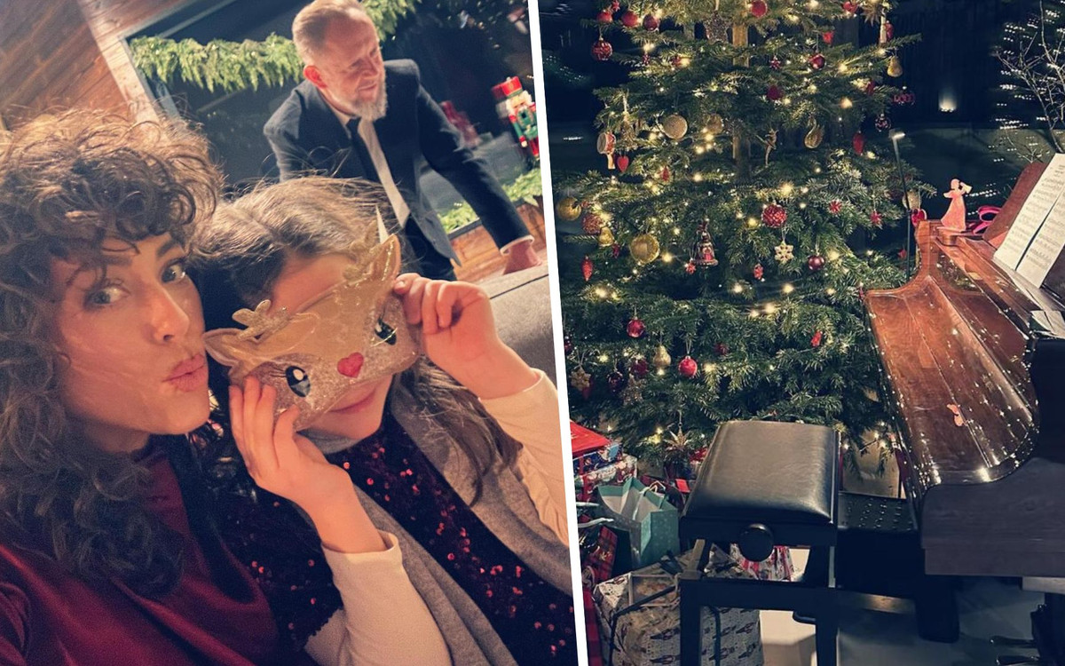 Najmłodsza córka Kukulskiej gwiazdą świątecznej sesji. W tle niesamowite wnętrza domu gwiazdy