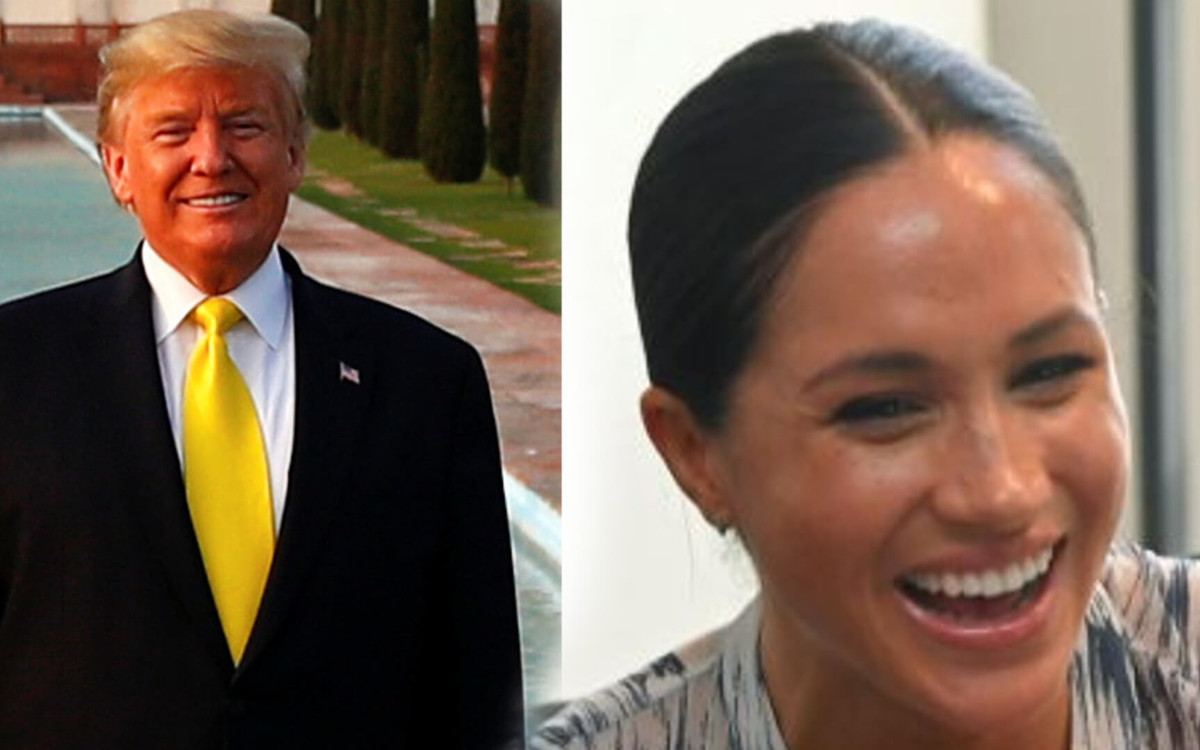 Donald Trump wbija szpilkę Meghan Markle i Harry’emu ” USA nie zapłaci za ich ochronę”