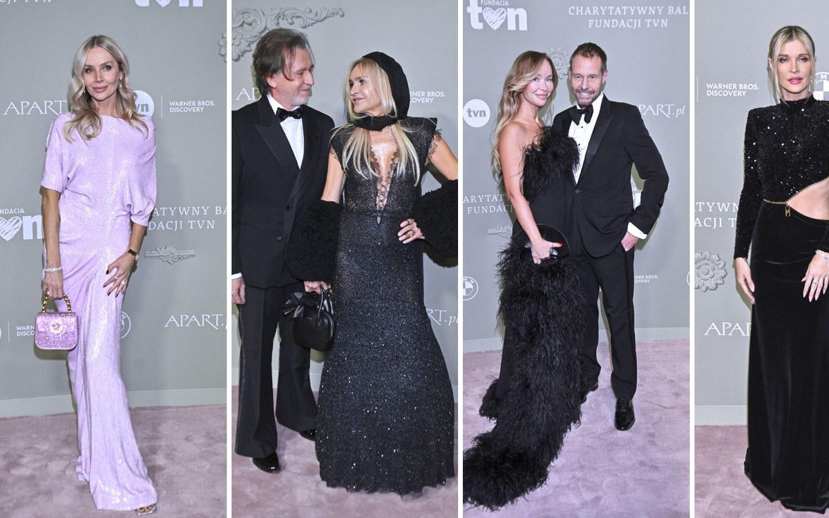 Charytatywny Bal Fundacji TVN. Justyna Gradek z nowym partnerem, Joanna Krupa, Żebrowscy…