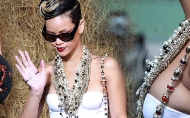 Rihanna jak sroczka – lgnie do świecidełek (FOTO)