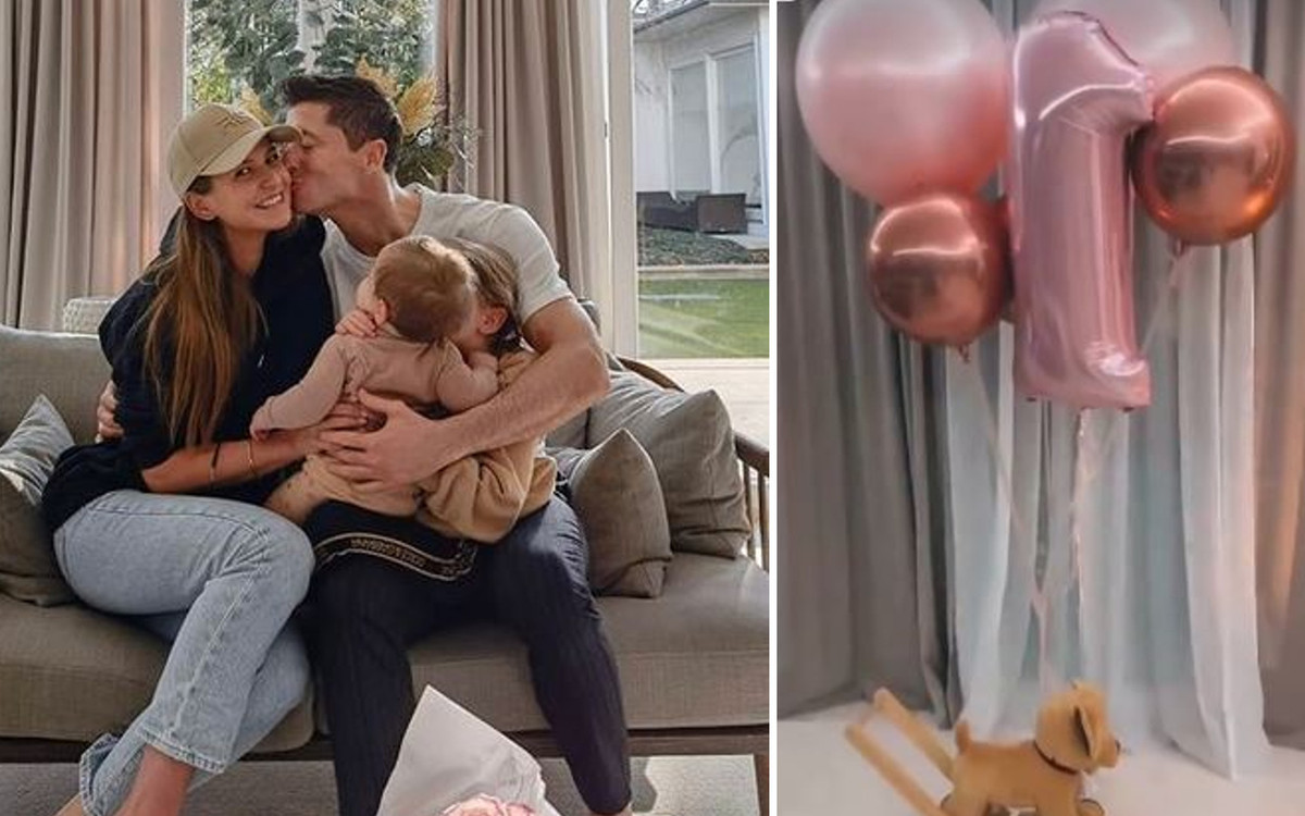 Lewandowscy świętują pierwsze urodziny Laury. “Moja mała Calineczko” – pisze Robert