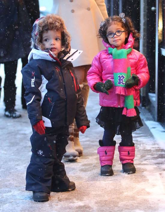 Mariah Carey z dziećmi w Aspen – zima 2013