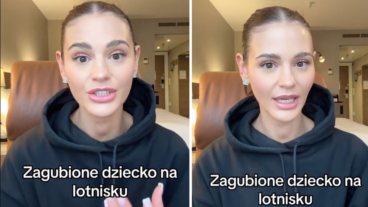 Honorata Skarbek pomogła dziewczynce na lotnisku 